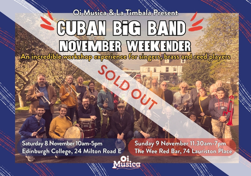 Cuban Big Band November Weekender - SOLD OUT!